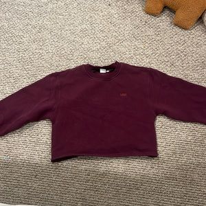 purple vans sweatshirt